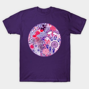 Floral Jungle Purple T-Shirt